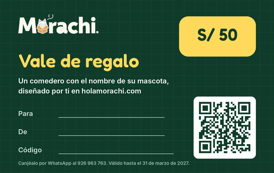 Vale de regalo S/ 50